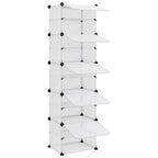 Scarpiera Trasparente 44x31,5x153,5 cm in PP