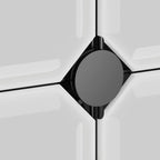 Scarpiera Nera 94,5x36,5x106 cm in PP