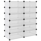 Scarpiera Trasparente 94,5x36,5x106 cm in PP