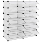 Scarpiera Trasparente 94,5x36,5x106 cm in PP