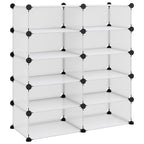Scarpiera Trasparente 84x32x88,5 cm in PP