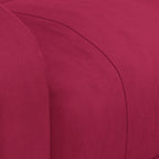 Poltrona Reclinabile Rosso Vino in Velluto