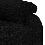 Poltrona Reclinabile in Tessuto Nero