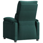 Poltrona Reclinabile in Tessuto Verde Scuro