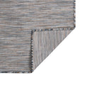 Tappeto da Esterni a Tessitura Piatta 120x170 cm Marrone e blu
