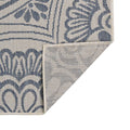 Tappeto da Esterni a Tessitura Piatta 80x250 cm Motivo Blu