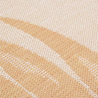 Tappeto da Esterni a Tessitura Piatta 200x280cm Motivo a Foglie