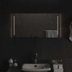 Specchio da Bagno con Luci LED 80x40 cm