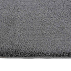 Tappeto Soffice Pelo Corto 160x230 cm Antiscivolo Antracite