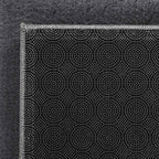Tappeto Soffice Pelo Corto 160x230 cm Antiscivolo Antracite