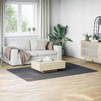 Tappeto Soffice Pelo Corto 160x230 cm Antiscivolo Antracite