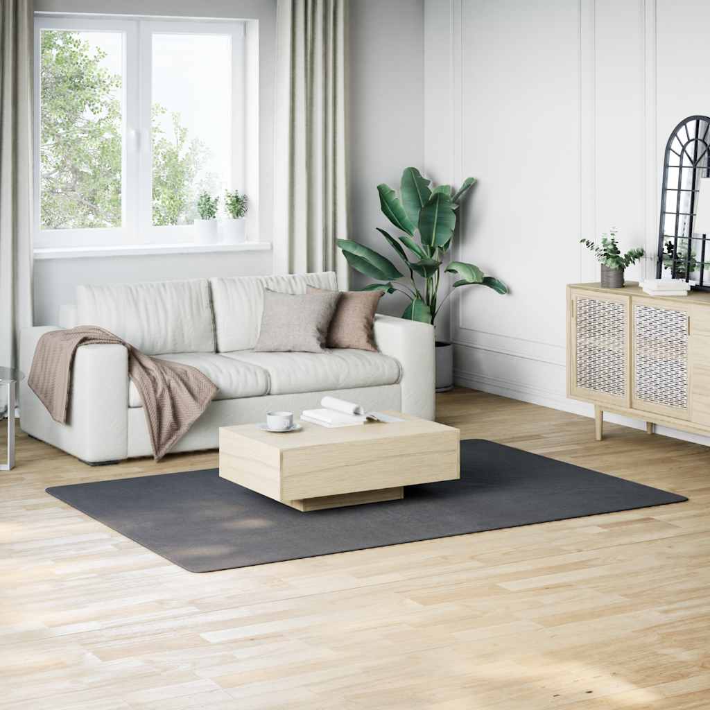 Tappeto Soffice Pelo Corto 160x230 cm Antiscivolo Antracite