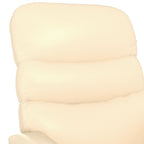 Poltrona Reclinabile Crema in Similpelle