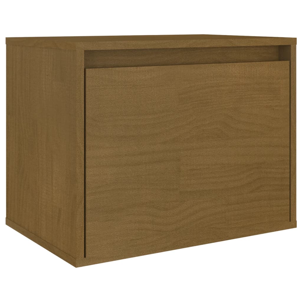 Mobili Porta TV 3 pz ambra in Legno Massello di Pino