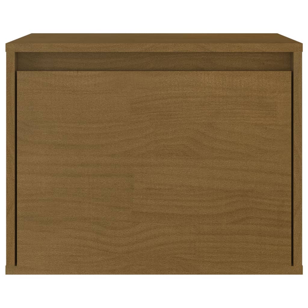 Mobili Porta TV 3 pz ambra in Legno Massello di Pino