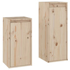 Mobili Porta TV 2 pz in Legno Massello di Pino