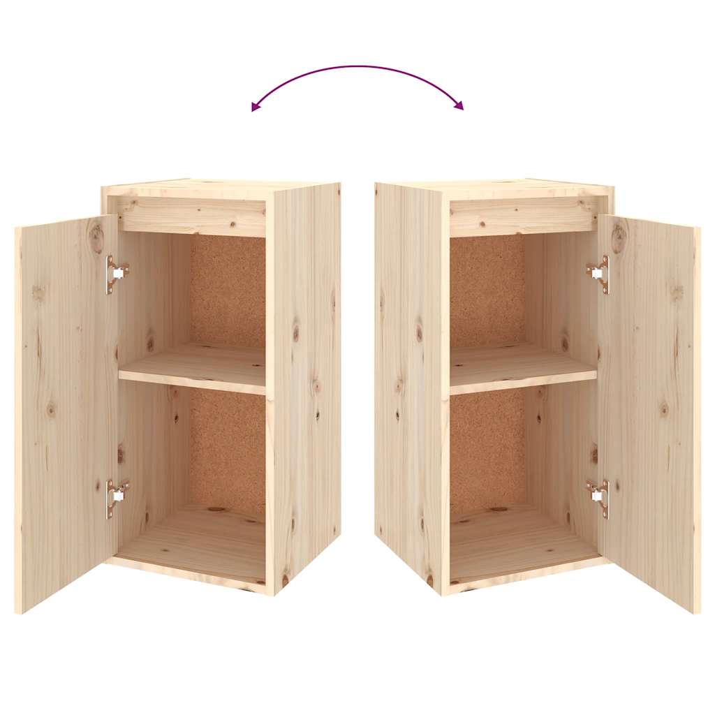 Mobili Porta TV 2 pz in Legno Massello di Pino