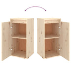 Mobili Porta TV 2 pz in Legno Massello di Pino