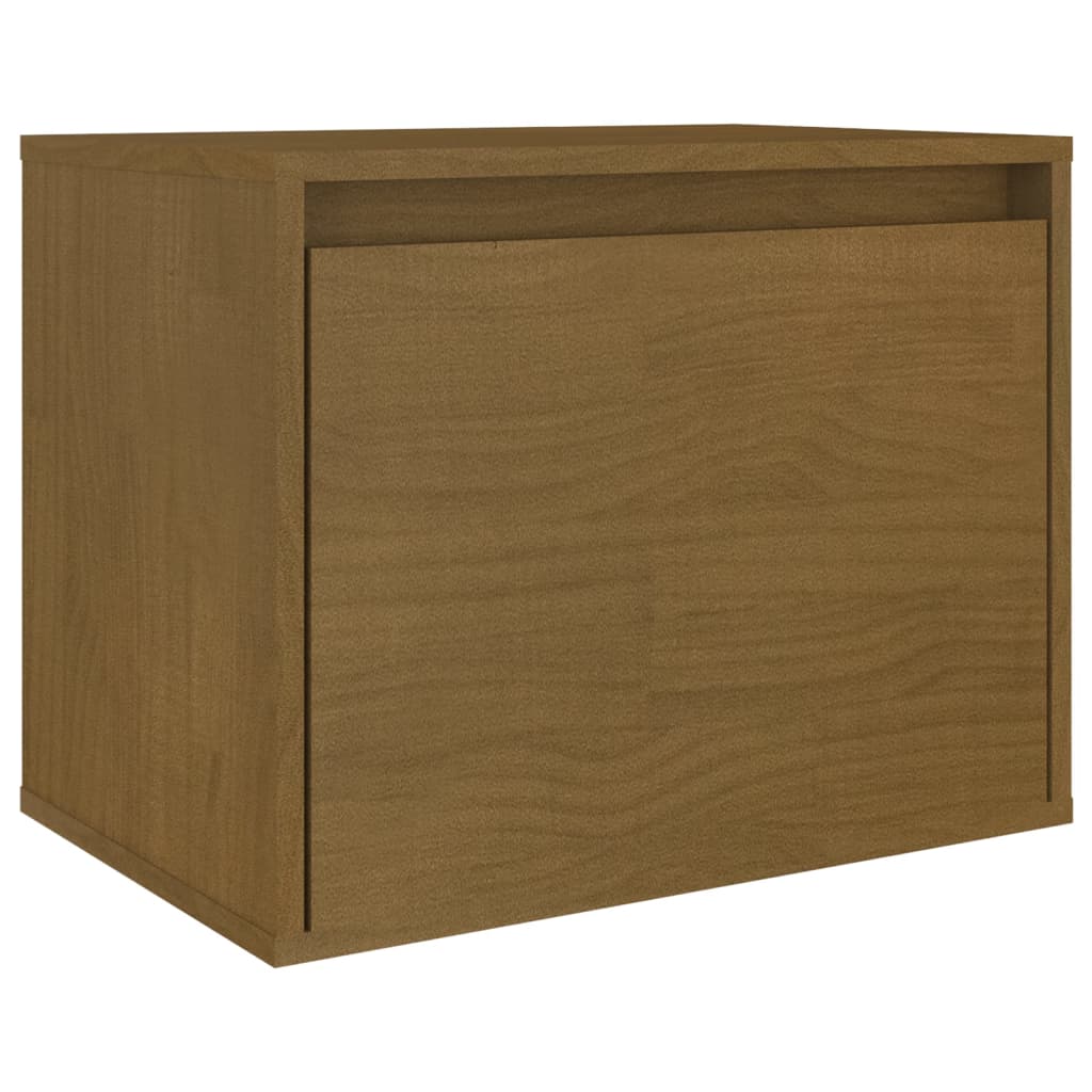 Mobili Porta TV 4 pz ambra in Legno Massello di Pino