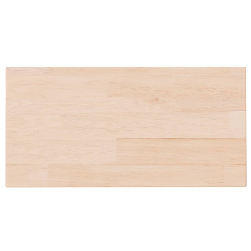 Ripiano 40x20x1,5 cm Legno Massello di Rovere Non Trattato