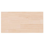 Ripiano 40x20x1,5 cm Legno Massello di Rovere Non Trattato