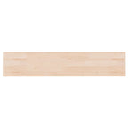Ripiano 100x20x1,5 cm Legno Massello di Rovere Non Trattato