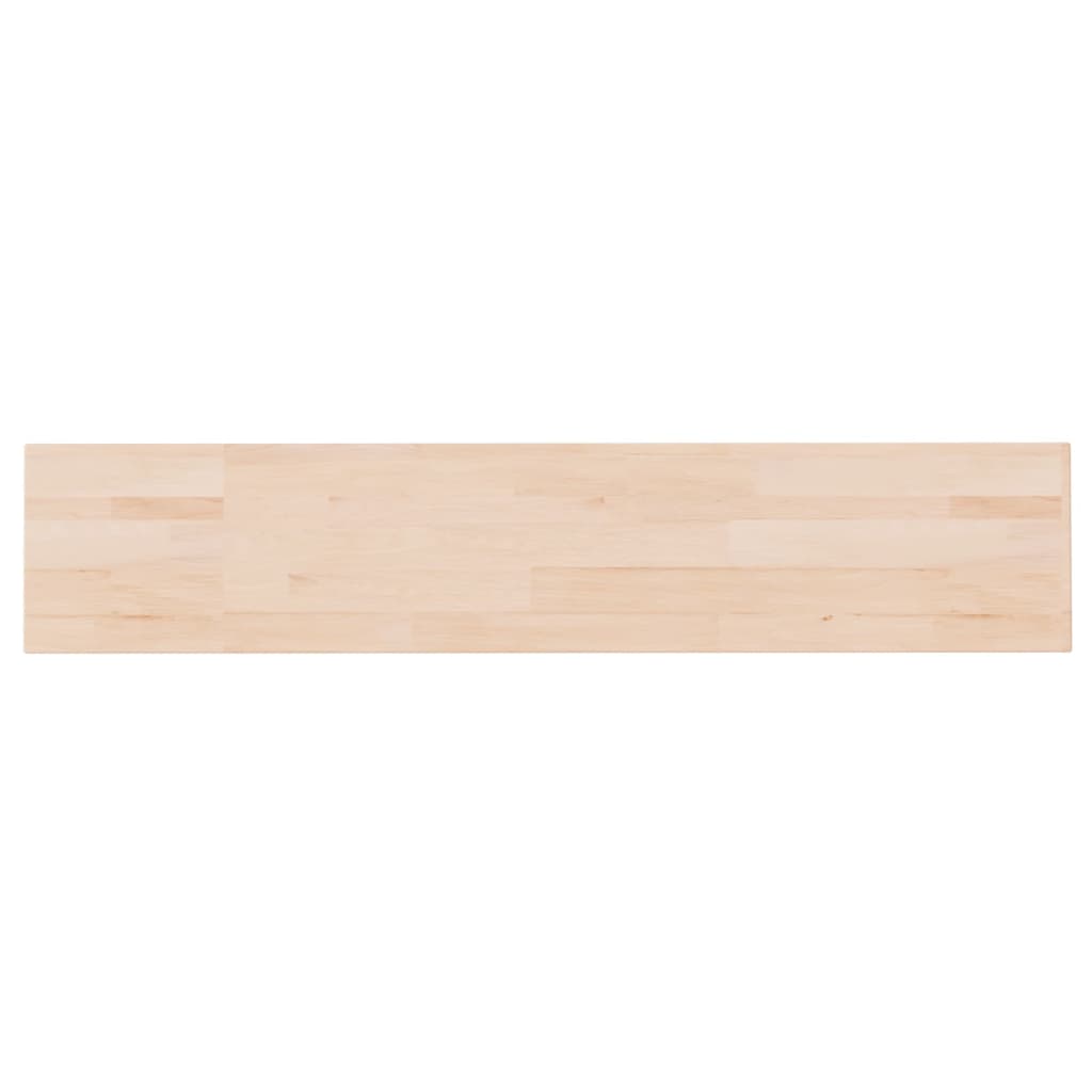 Ripiano 100x20x1,5 cm Legno Massello di Rovere Non Trattato
