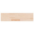 Ripiano 80x20x4 cm Legno Massello di Rovere Non Trattato