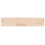 Ripiano 100x20x4 cm Legno Massello di Rovere Non Trattato