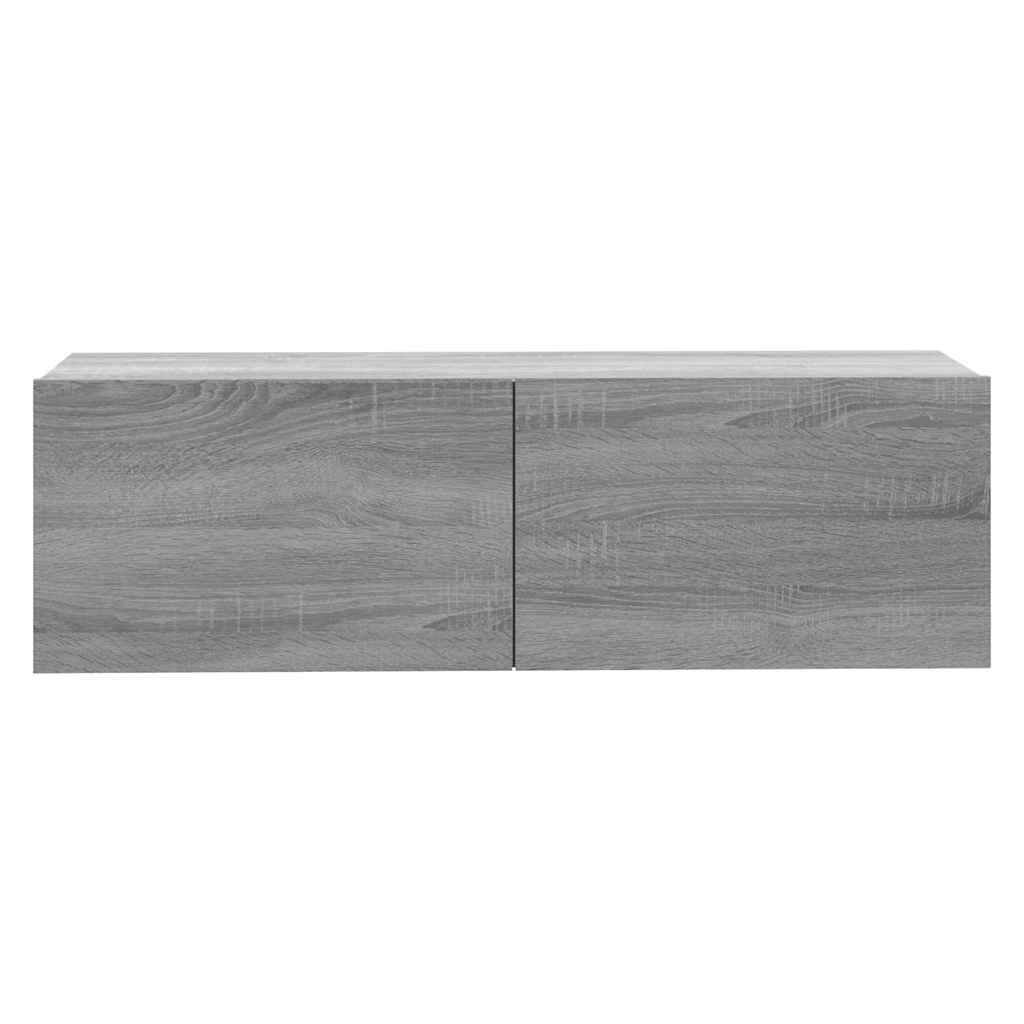 Libreria Grigio Sonoma 100x30x30 cm in Legno Ingegnerizzato