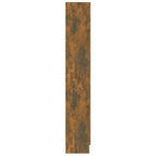 Comodino Rovere Fumo 82,5x30,5x185,5 cm in Legno Multistrato