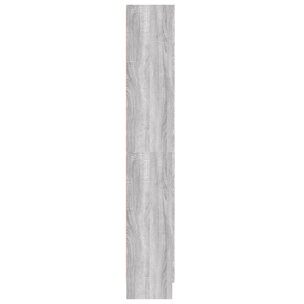 Comodino Grigio Sonoma 82,5x30,5x185,5 cm in Legno Multistrato