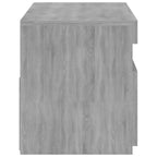 Mobile Porta TV con Luci LED Grigio Sonoma 75x35x40 cm