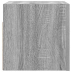 Armadietti TV Montati a Parete Grigio Sonoma 30,5x30x30 cm