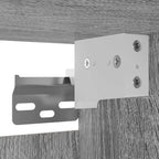 Armadietti TV Montati a Parete 4 pz Grigio Sonoma 30,5x30x30 cm