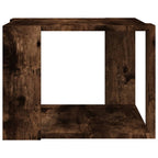 Tavolino da Salotto Rovere Fumo 40x40x43cm Legno Ingegnerizzato