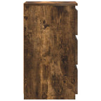 Comodini Rovere Fumo 2 pz 40x35x62,5 cm in Legno Multistrato