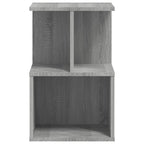 Comodino Grigio Sonoma 35x35x55 cm in Legno Multistrato