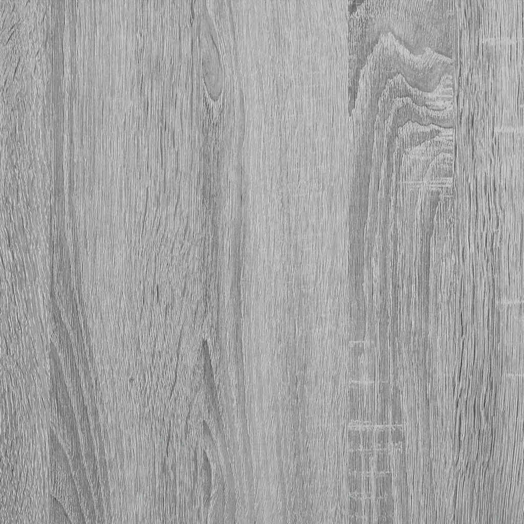 Tavolini Impilabili 3 pz Grigio Sonoma in Legno Multistrato