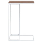 Tavolino da Salotto Bianco 40x30x59 cm in Legno Multistrato