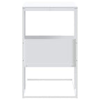Tavolino Bianco 55x36x59,5 cm Legno Multistrato