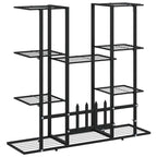 Portafiori 94,5x25x89 cm Ferro Nero