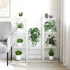 Portafiori 94,5x25x89 cm Ferro Bianco