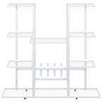 Portafiori 94,5x25x89 cm Ferro Bianco