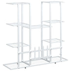 Portafiori 94,5x25x89 cm Ferro Bianco
