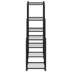 Portafiori 83x25x80 cm Nero in Ferro