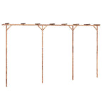 Pergola in Bambù 385x40x205 cm