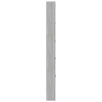 Scarpiera Grigio Sonoma 59x17x169 cm in Legno Multistrato