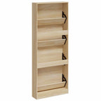 Scarpiera Rovere 59x17x150 cm in Legno Multistrato