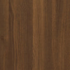 Scarpiera Rovere Marrone 59x17x150 cm in Legno Multistrato